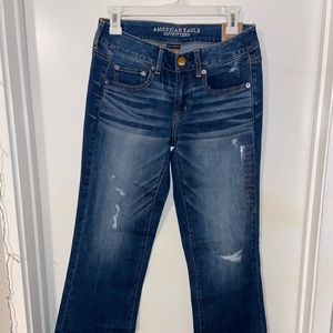 American eagle super stretch jeans, size 6